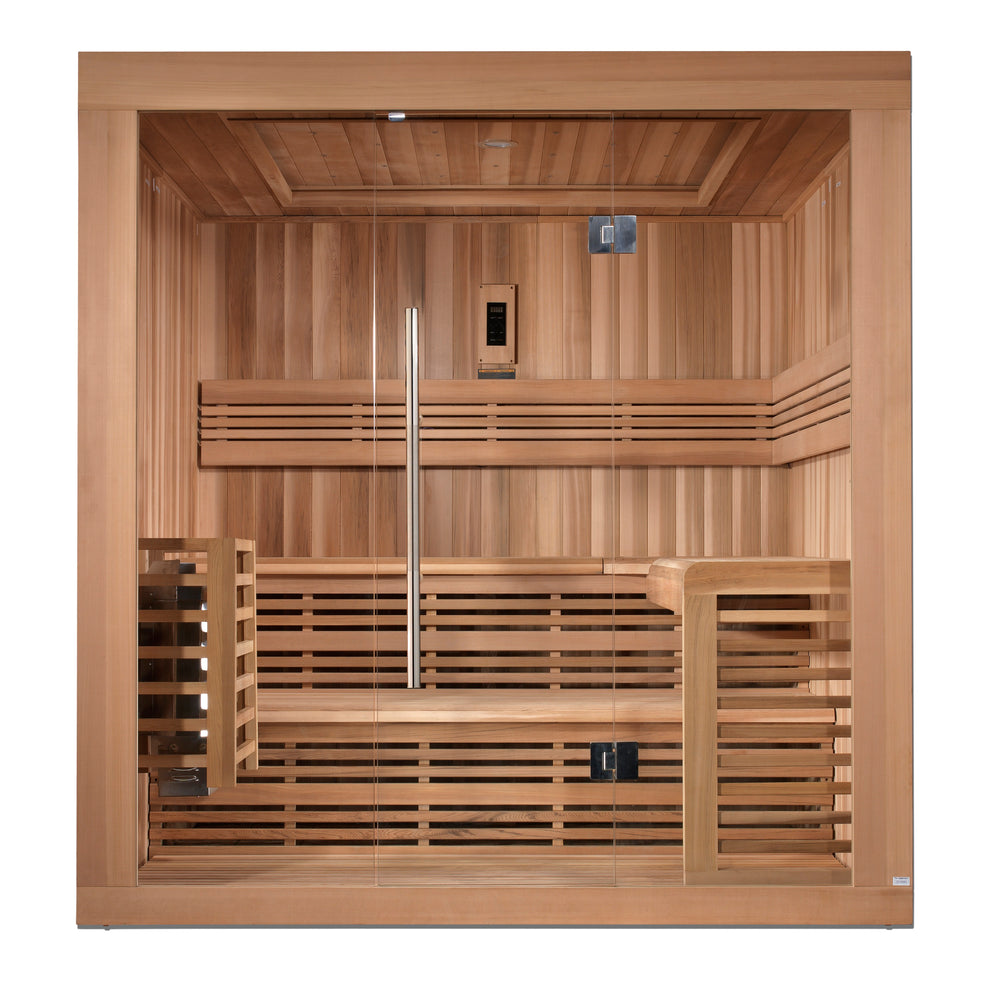 Golden Designs "Osla Edition" 6 Person Traditional Sauna - Canadian Red Cedar