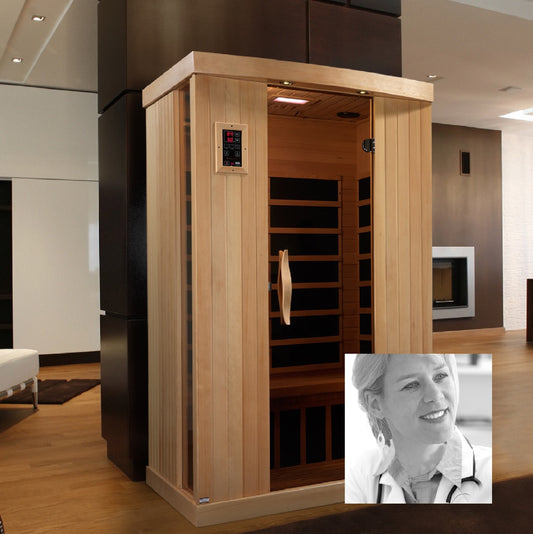 Golden Designs Near Zero EMF Far Infrared Sauna by Dr. Kohlstadt