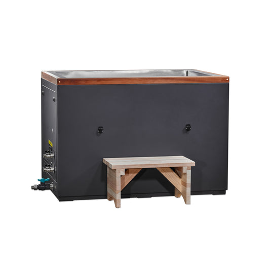 Dynamic Cold Therapy "CUBOID" 304 Nano-Coated Stainless Steel Cold Plunge Tub (XL)