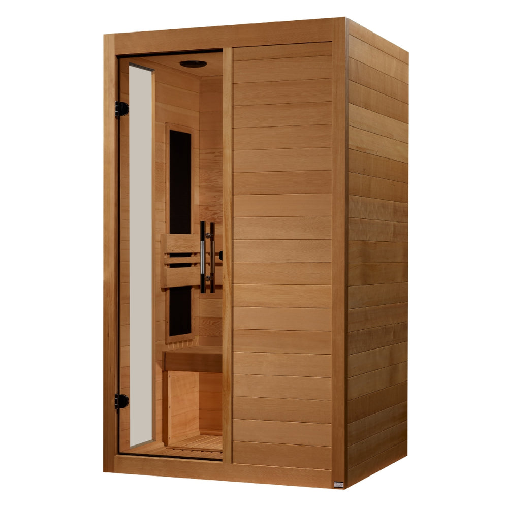***New 2026 Model*** Dynamic Veneto 1-2 Ultra Low EMF FAR Infrared Sauna Canadian Hemlock