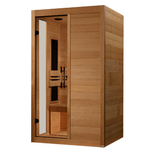 ***New 2026 Model*** Dynamic Veneto 1-2 Ultra Low EMF FAR Infrared Sauna Canadian Hemlock