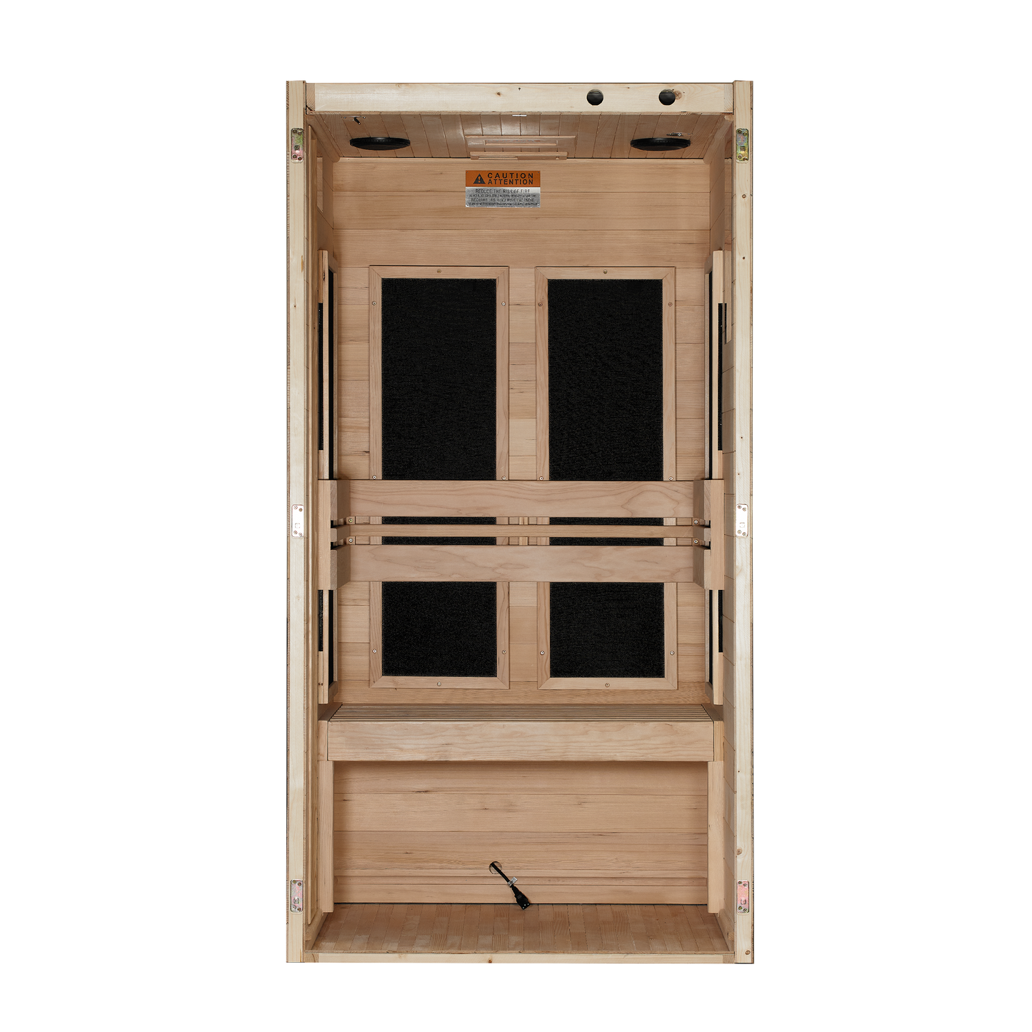 ***New 2026 Model*** Dynamic "Veneto" 1-2 Person Ultra Low EMF FAR IR Sauna (DYN-6115-05 Elite)