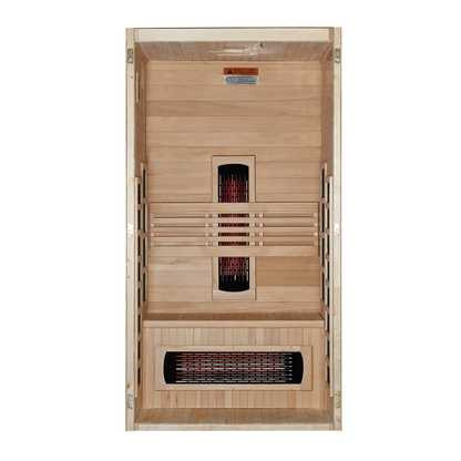***New 2026 Model*** Dynamic Gracia 1-2-Person Full Spectrum Near Zero EMF FAR IR Sauna (DYN-6119-03 FS)