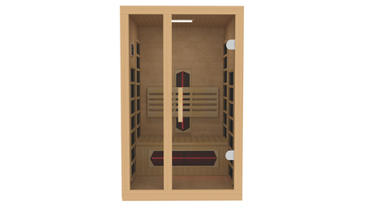 ***New 2026 Model*** Dynamic Gracia 1-2-Person Full Spectrum Near Zero EMF FAR IR Sauna (DYN-6119-03 FS)