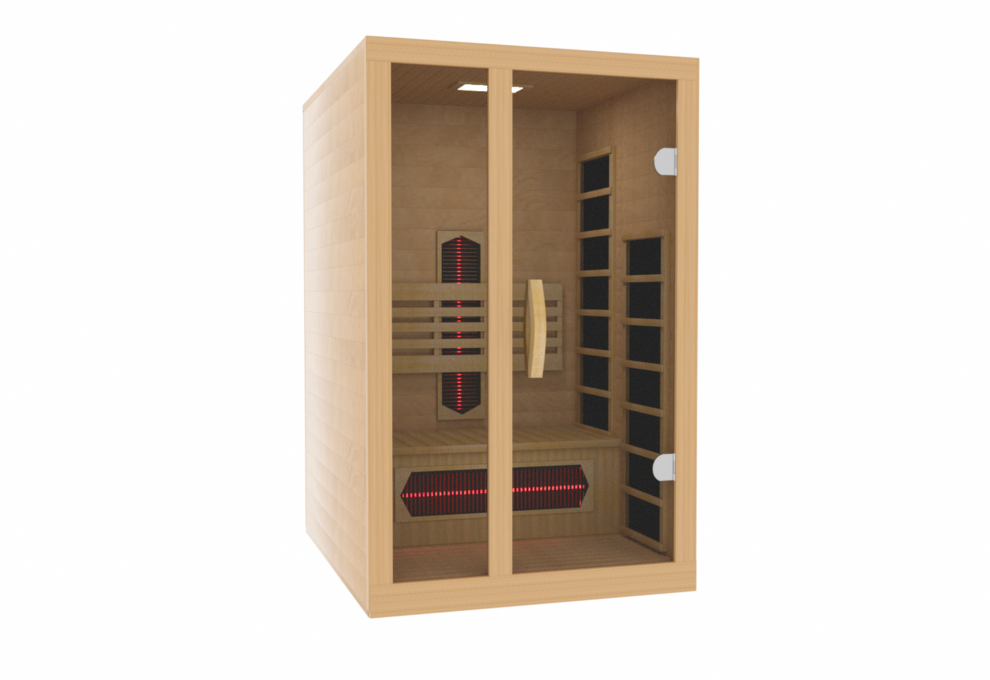 ***New 2026 Model*** Dynamic Gracia 1-2-Person Full Spectrum Near Zero EMF FAR IR Sauna (DYN-6119-03 FS)