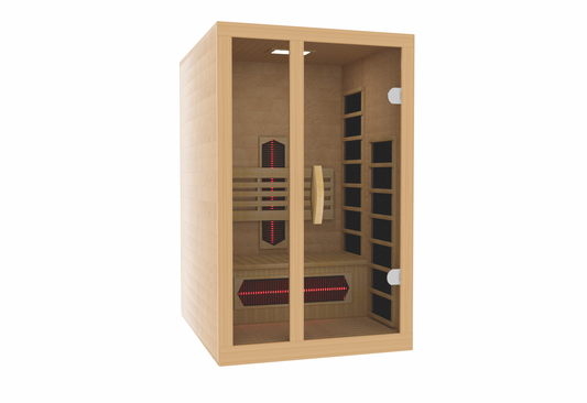 ***New 2026 Model*** Dynamic Gracia 1-2-Person Full Spectrum Near Zero EMF FAR IR Sauna (DYN-6119-03 FS)