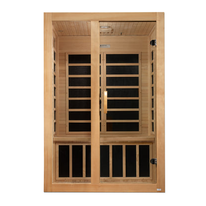 Dynamic "Santiago" 2 Person Low EMF FAR IR Sauna (DYN-6209-01)