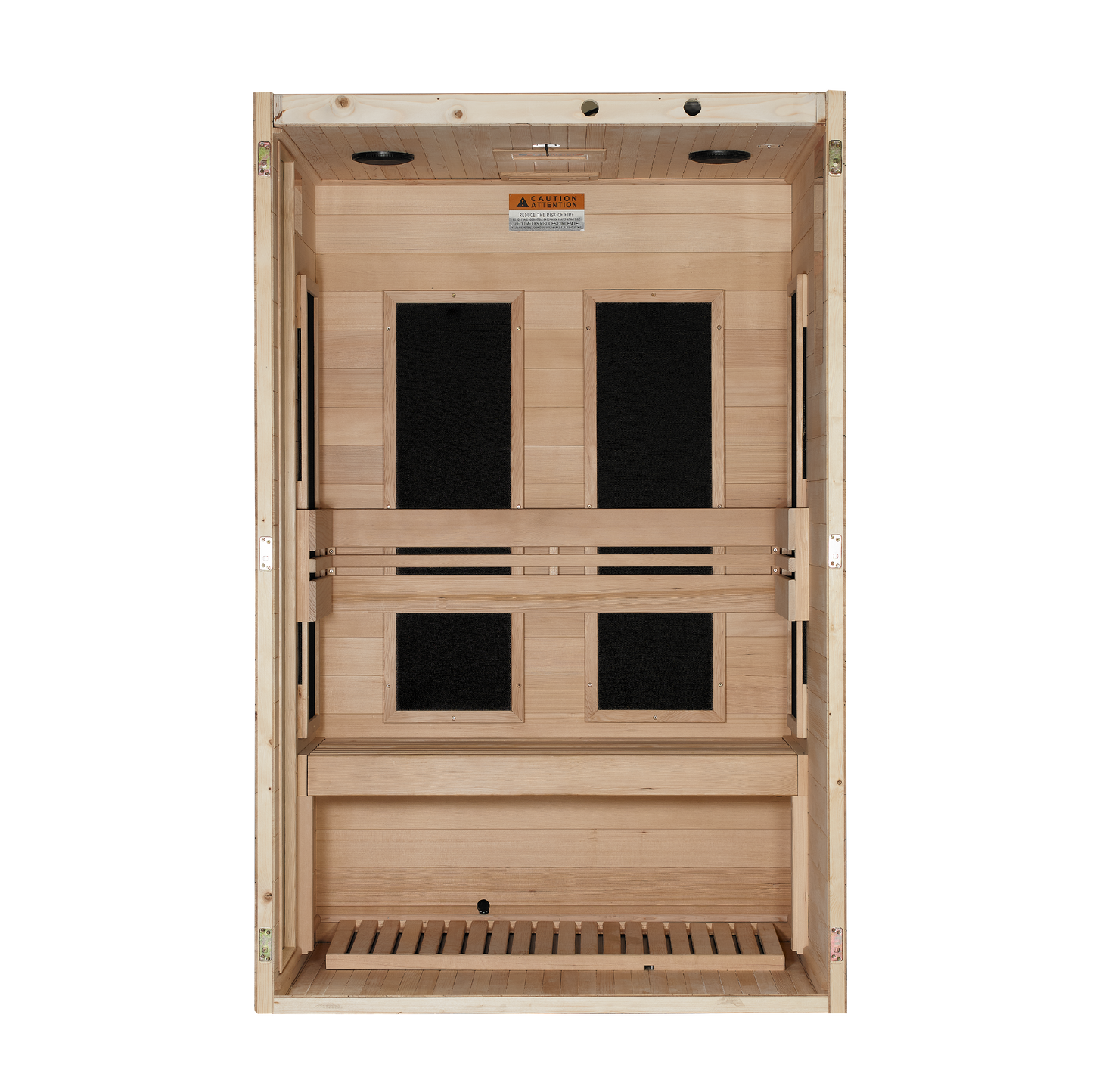 ***New 2026 Model*** Dynamic "Lucca" 2 Person Low EMF FAR IR Sauna (DYN-6215-05)