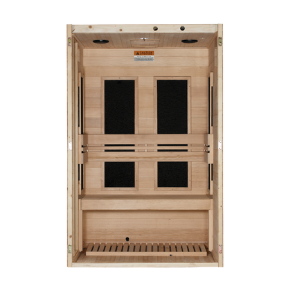 ***New 2026 Model*** Dynamic "Lucca" 2 Person Low EMF FAR IR Sauna (DYN-6215-05)