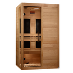 ***New 2026 Model*** Dynamic Lucca 2 Person Ultra Low EMF FAR Infrared Sauna Canadian Hemlock