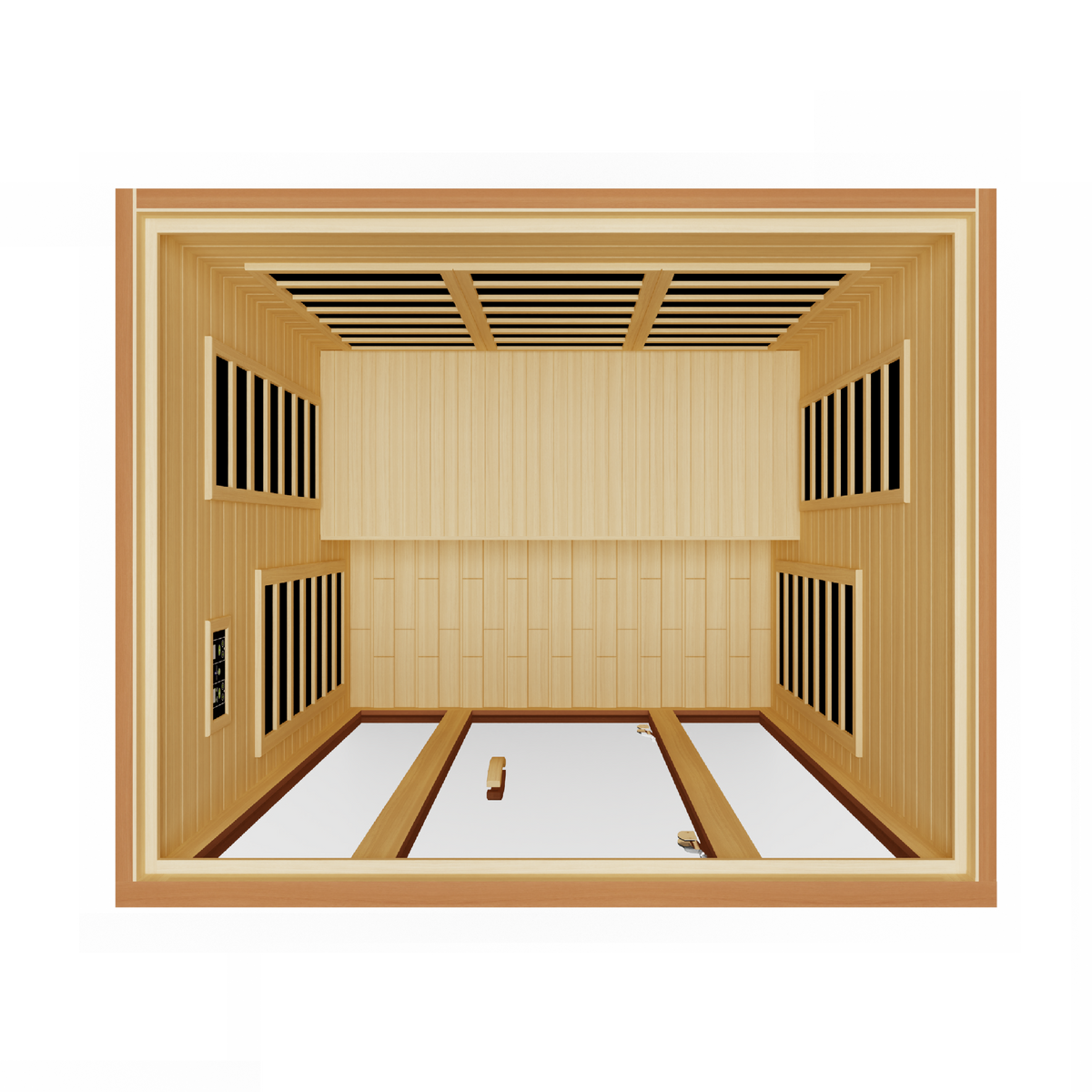 Dynamic "Santiago XL" 3 Person Low EMF FAR IR Sauna (DYN-6309-01-XL)