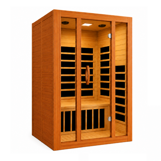 Dynamic "Santiago XL" 3 Person Low EMF FAR IR Sauna (DYN-6309-01-XL)