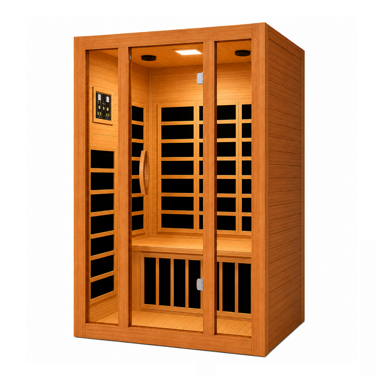 Dynamic "Santiago XL" 3 Person Low EMF FAR IR Sauna (DYN-6309-01-XL)