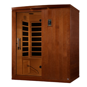 ***New 2024 Model*** Madrid Limited Elite 2 Person Ultra Low EMF FAR Infrared Sauna with Red Light Feature