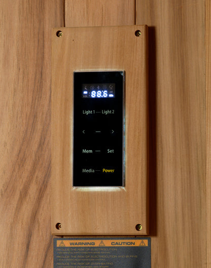 2025 Golden Designs Updated "Sundsvall" 2 Person Traditional Sauna (GDI-7289-02)