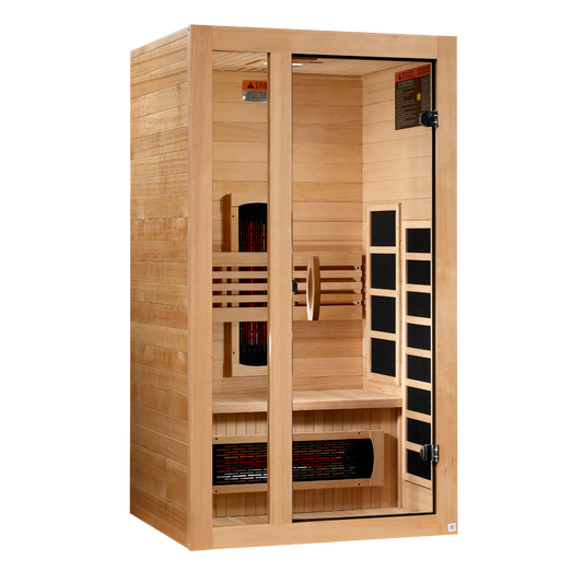 ***New 2026 Model*** Dynamic Gracia 1-2-Person Full Spectrum Near Zero EMF FAR IR Sauna (DYN-6119-03 FS)
