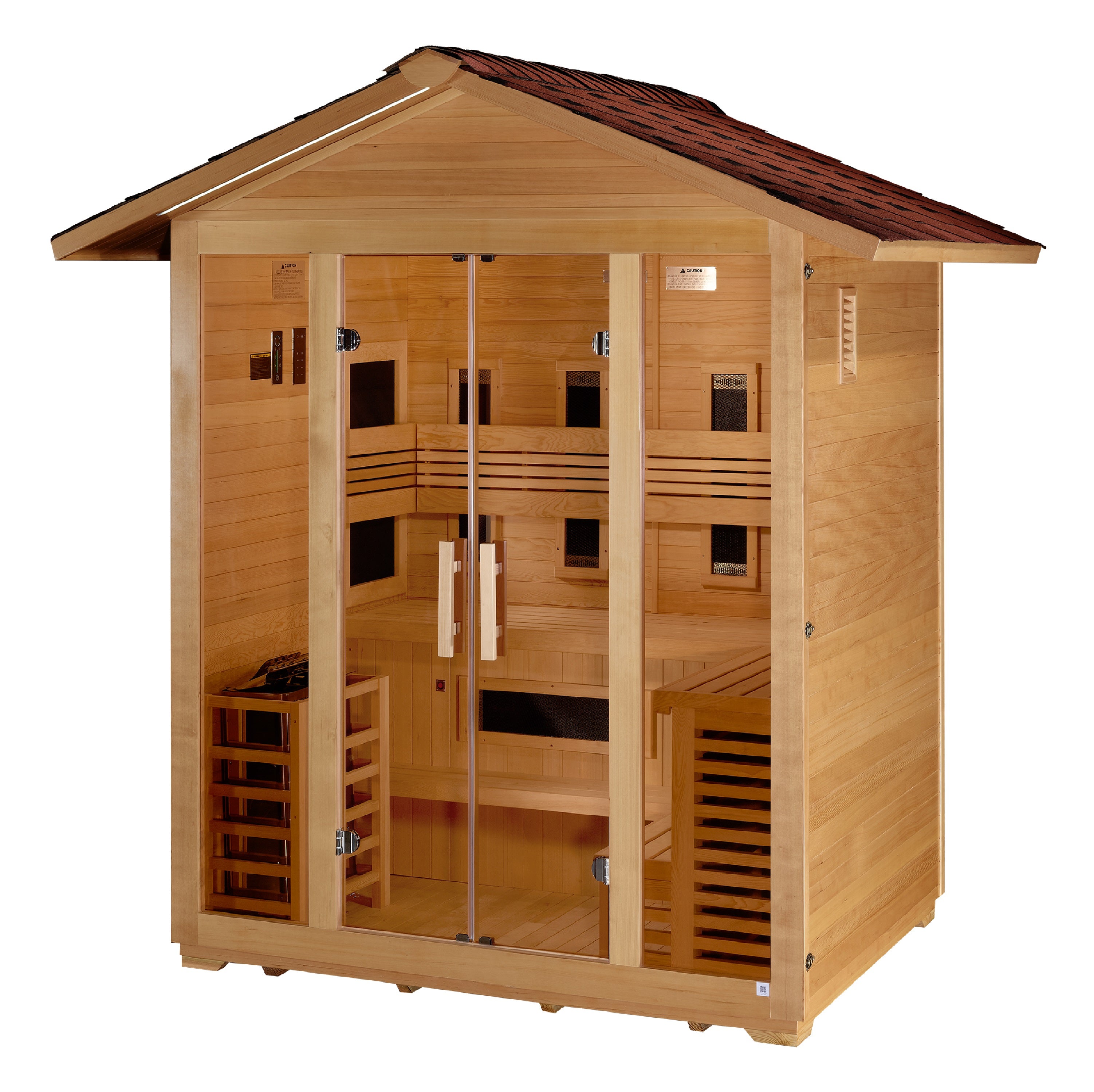 Golden Designs Gargellen Outdoor Sauna - Thumbnail 5