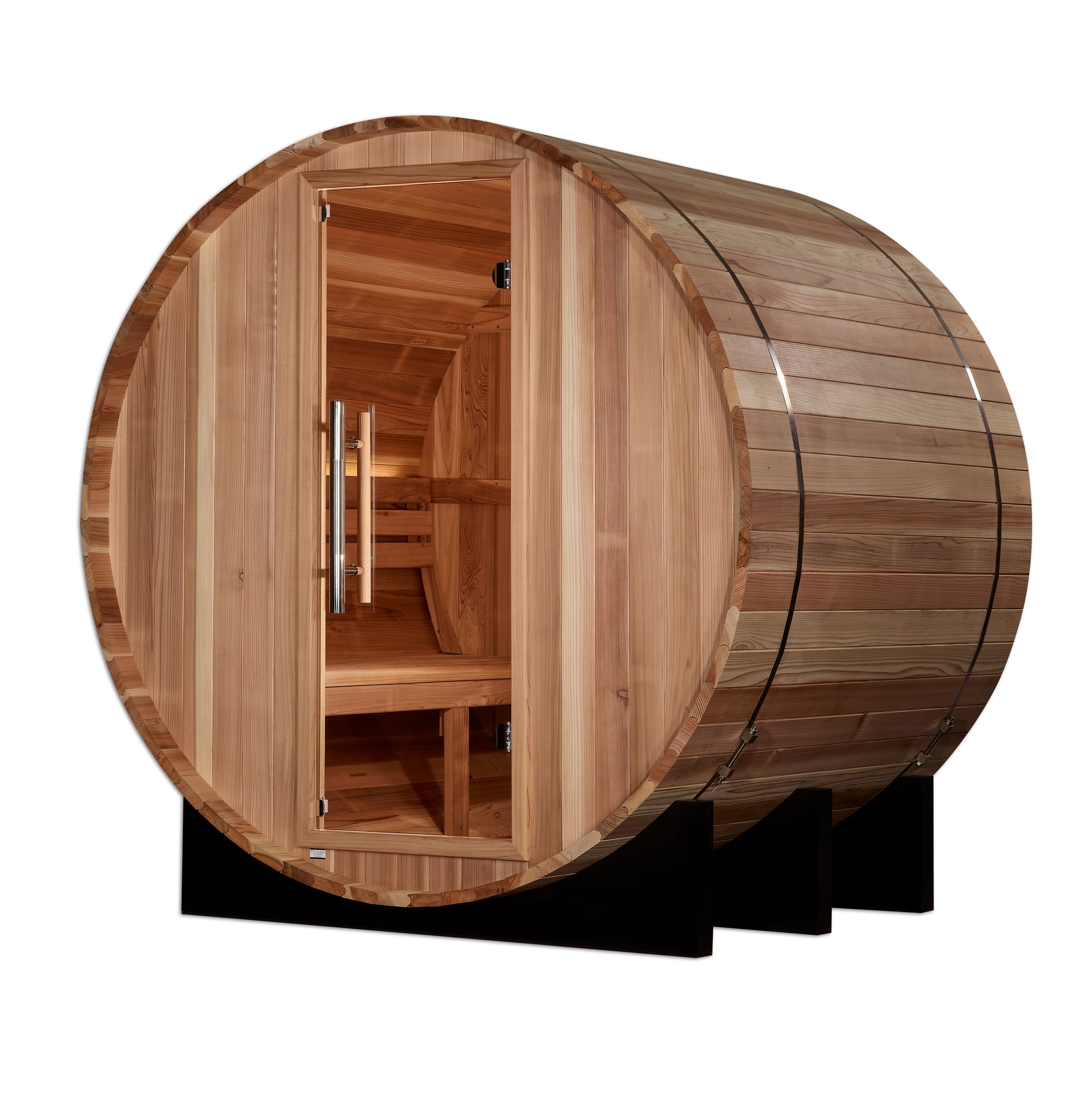 Golden Designs "St. Moritz" 2 Person Barrel Traditional Sauna (GDI-B002-01) - Thumbnail 3