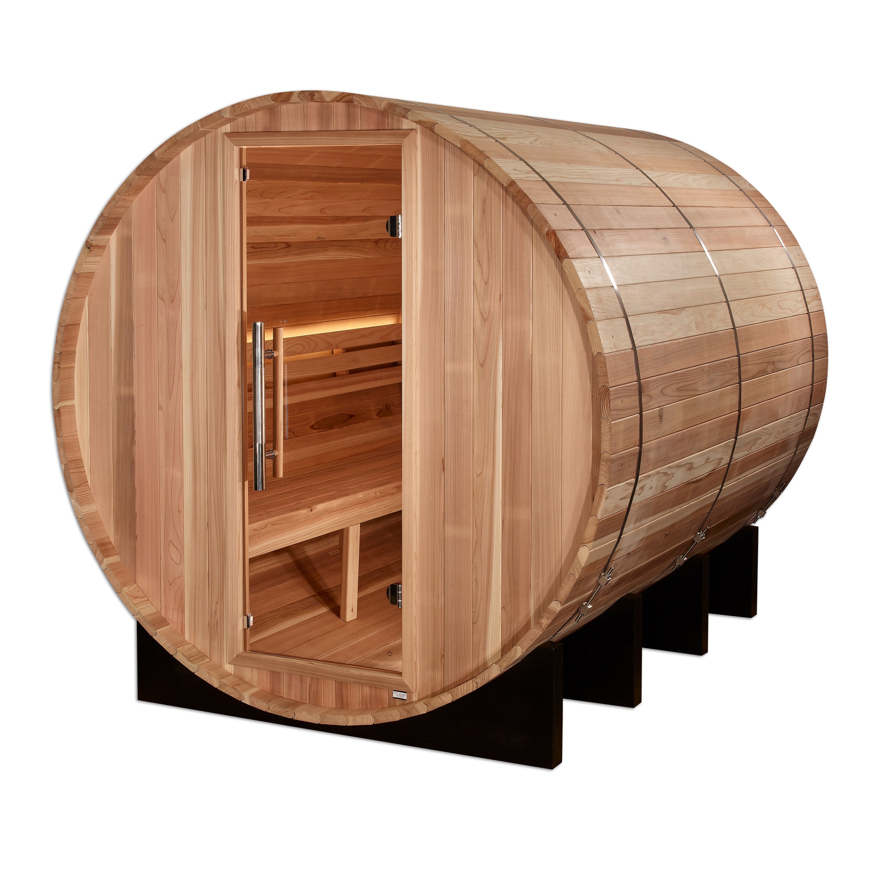 Golden Designs Klosters Barrel Sauna - Thumbnail 4