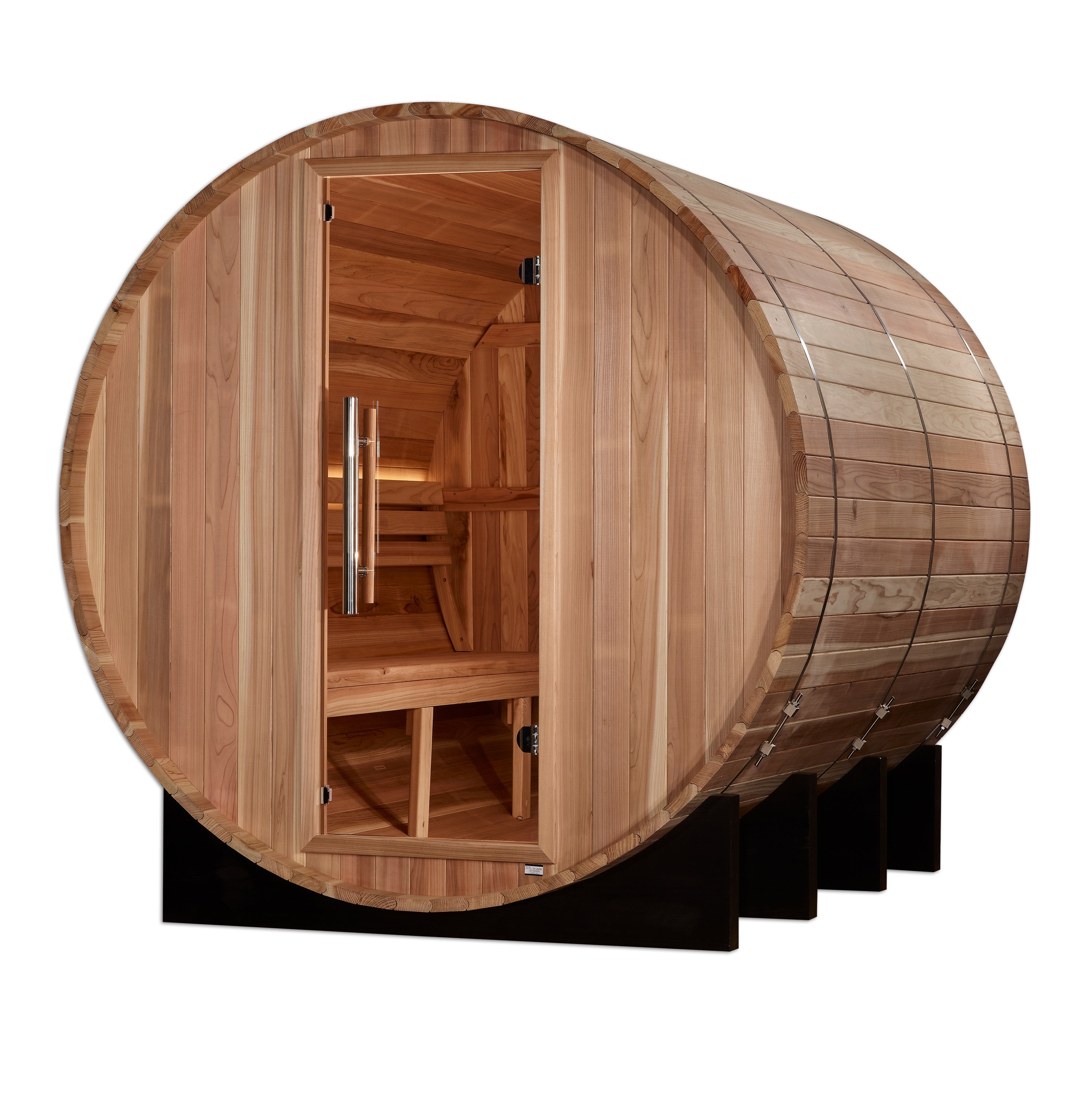 Golden Designs Klosters Barrel Sauna - Thumbnail 5