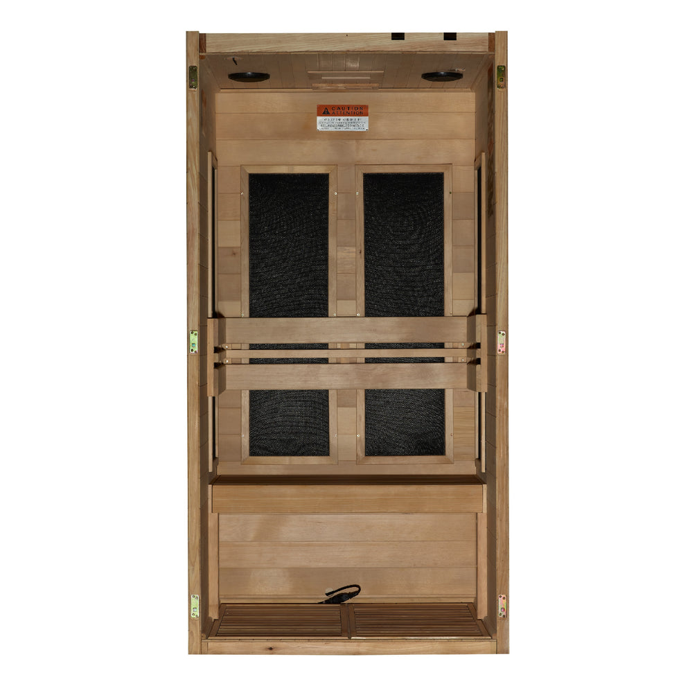 
            
                Load image into Gallery viewer, ***New 2024 Model***  S-Line MX-S106-01 Maxxus Low EMF FAR Infrared Sauna Canadian Hemlock
            
        