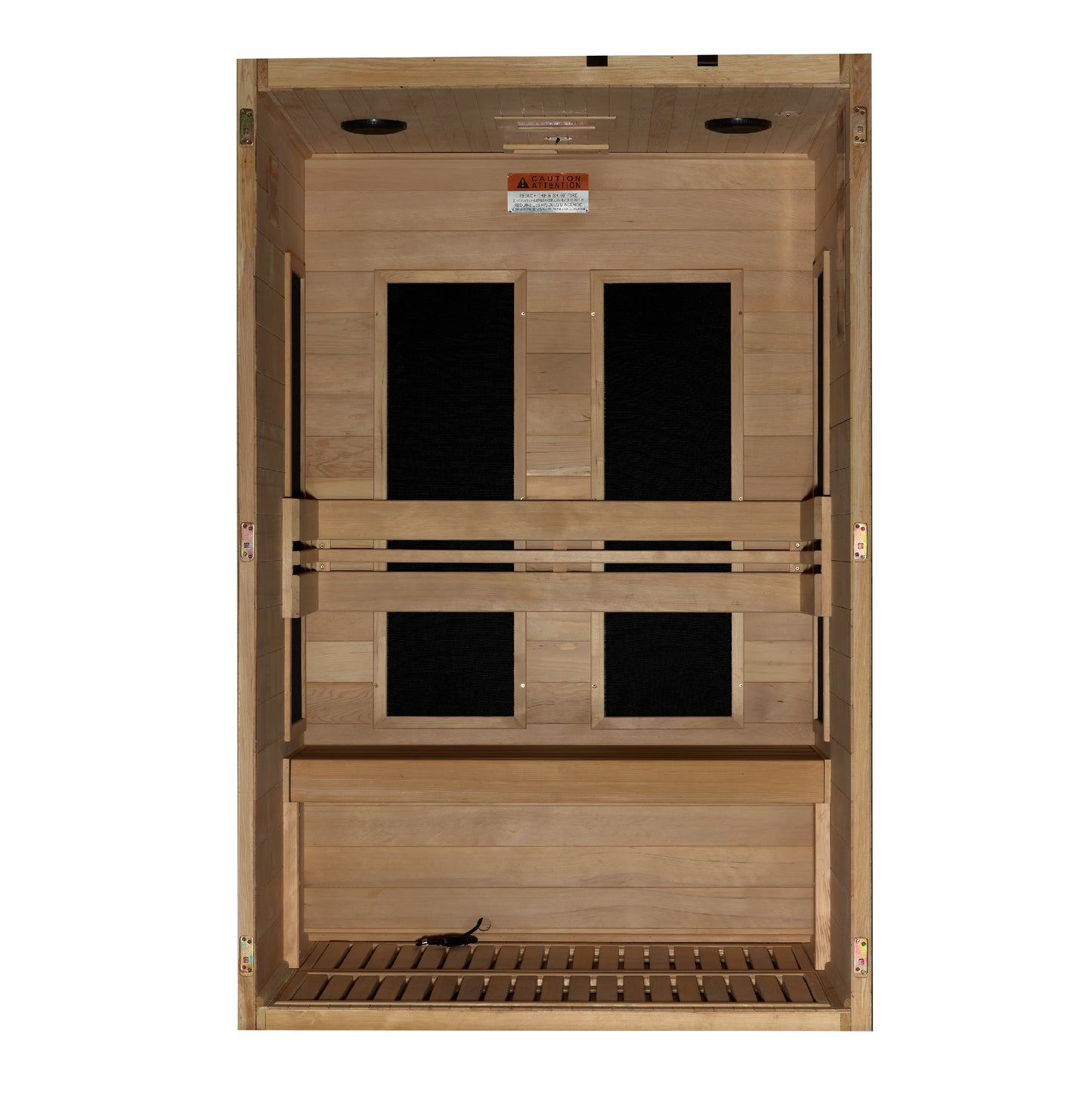 ***New 2026 Model*** Dynamic "Lucca" 2 Person Low EMF FAR IR Sauna (DYN-6215-05)