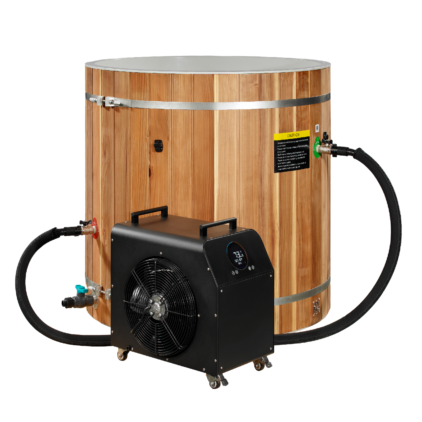 Dynamic Cold Therapy PVC Barrel Cold Plunge
