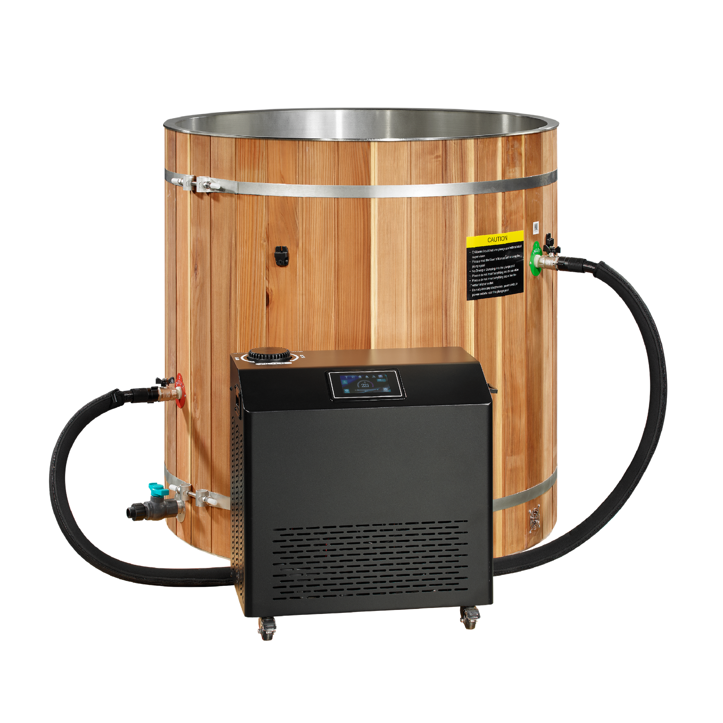 Dynamic Cold Therapy Barrel 304 Stainless Steel Cold Plunge