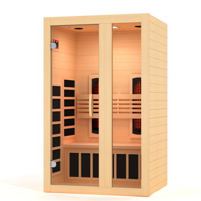 ***New 2026 Model*** Dynamic "Serena" 2 Person Full Spectrum Infrared Sauna (DYN-6229-03 FS)
