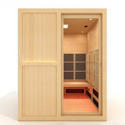 ***New 2026 Model*** YOGA1 3 Person Full Spectrum Near Zero EMF FAR IR Sauna (MX-8166-03)