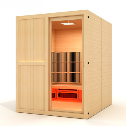***New 2026 Model*** YOGA2 3 Person Full Spectrum Nero Zero EMF FAR IR Sauna (MX-8266-03)