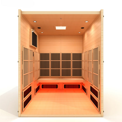 ***New 2026 Model*** YOGA2 3 Person Full Spectrum Nero Zero EMF FAR IR Sauna (MX-8266-03)