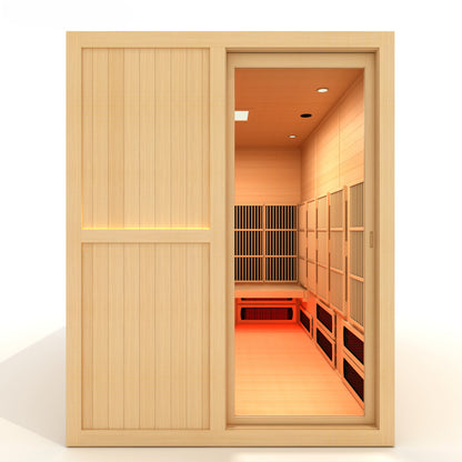 ***New 2026 Model*** YOGA3 3 Person Full Spectrum Nero Zero EMF FAR IR Sauna (MX-8366-03)