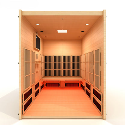 ***New 2026 Model*** YOGA3 3 Person Full Spectrum Nero Zero EMF FAR IR Sauna (MX-8366-03)