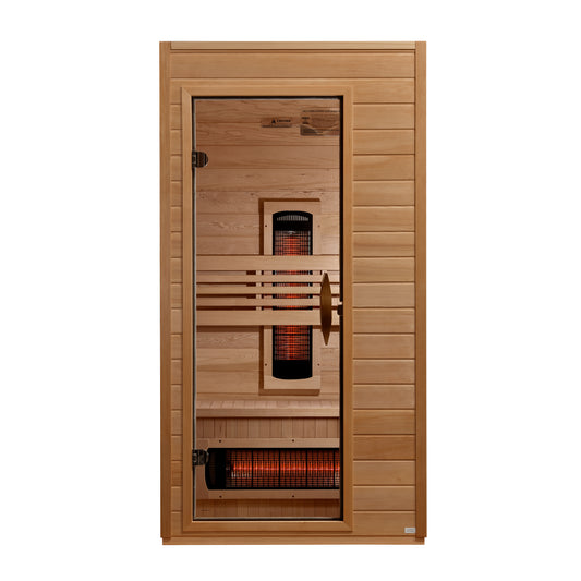 ***New 2026 Model*** Dynamic Martin 1-2 Person Full Spectrum Near Zero EMF FAR IR Sauna (DYN-6006-03 FS)