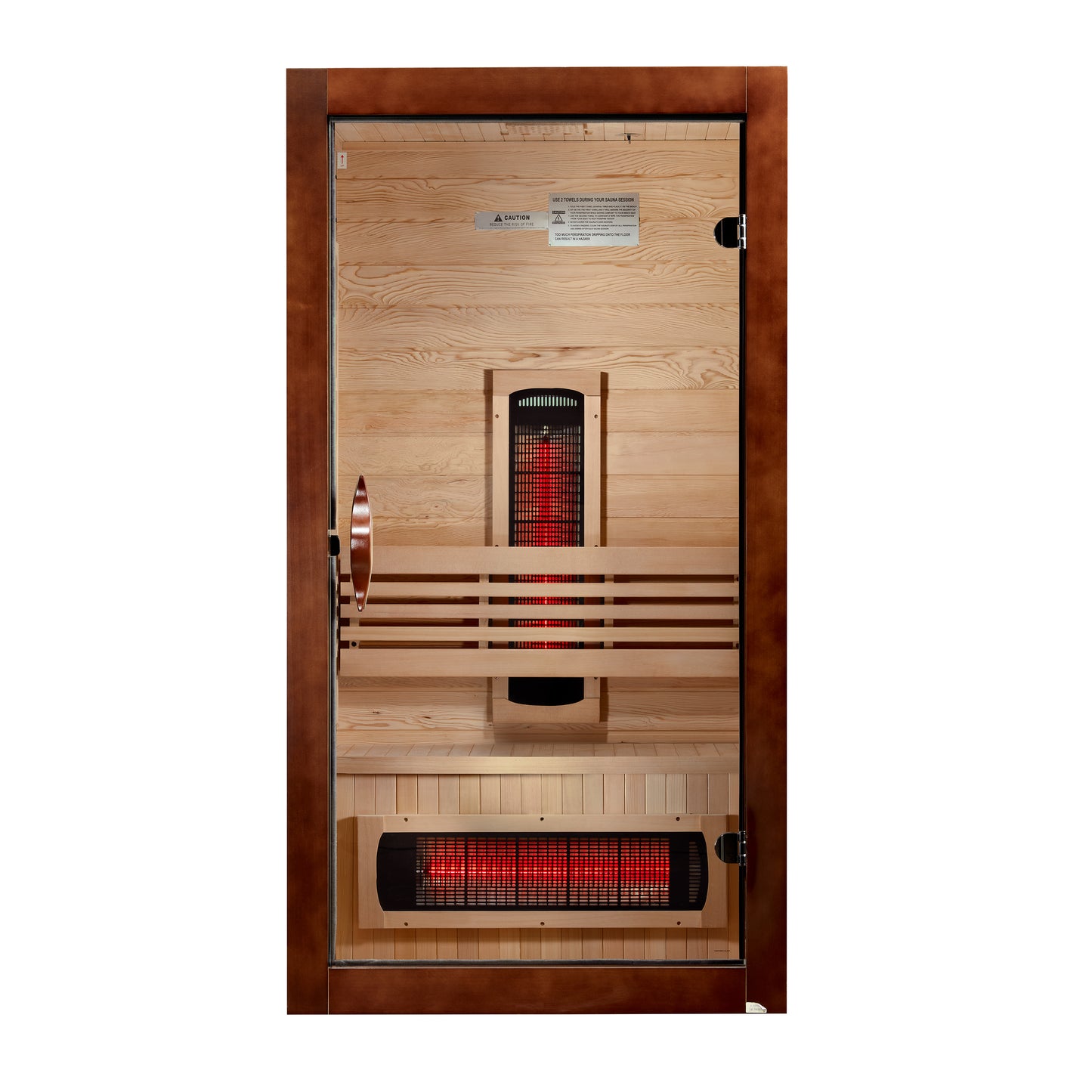 ***New 2026 Model*** Dynamic Santorini 1-2 Person Full Spectrum Near Zero EMF FAR IR Sauna (DYN-6009-03 FS)