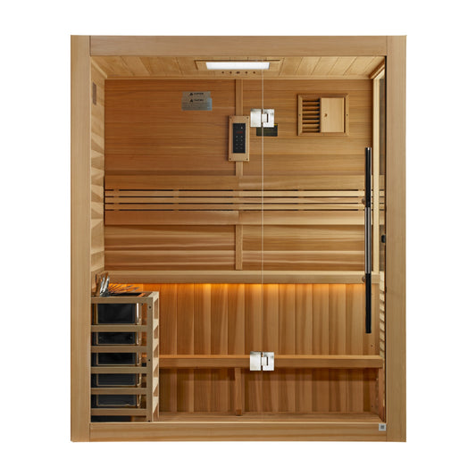 Golden Designs "Hanko" 2-3 Person Traditional Sauna (GDI-7202-01)