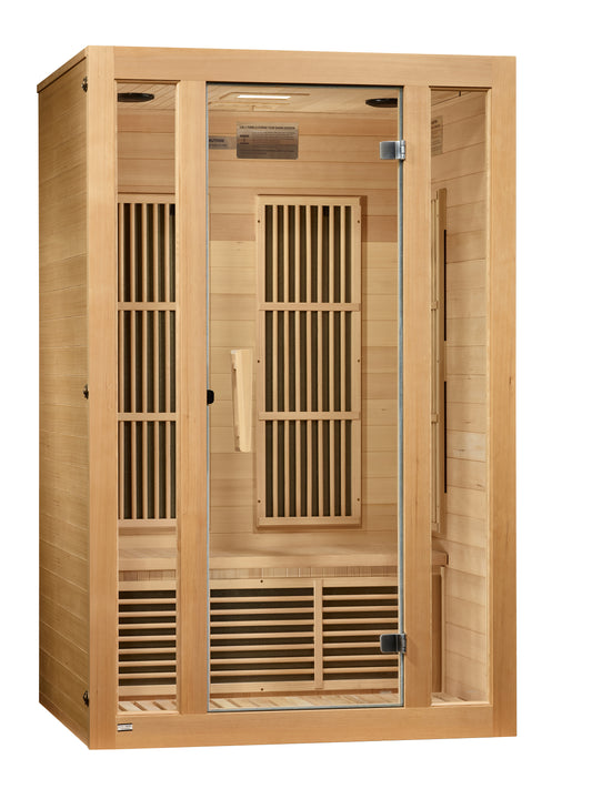 Maxxus "Seattle" 2 Person Near Zero EMF FAR IR Sauna (MX-J206-01-ZF)