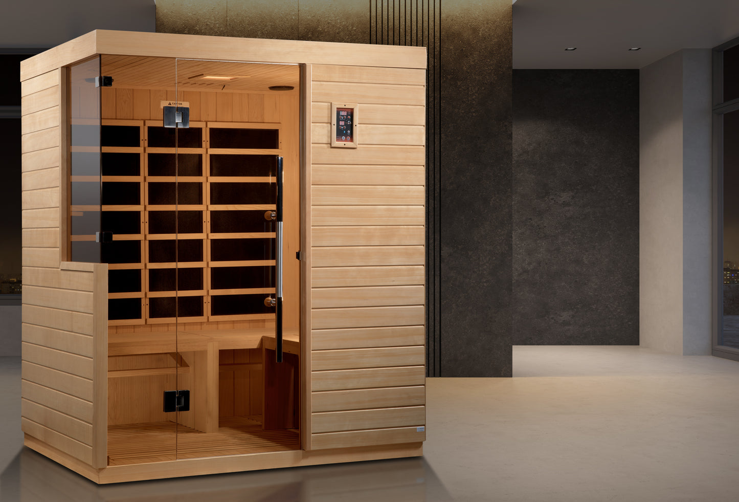DYN-5830-01 Bilbao 3 Person Ultra Low EMF FAR Infrared Sauna