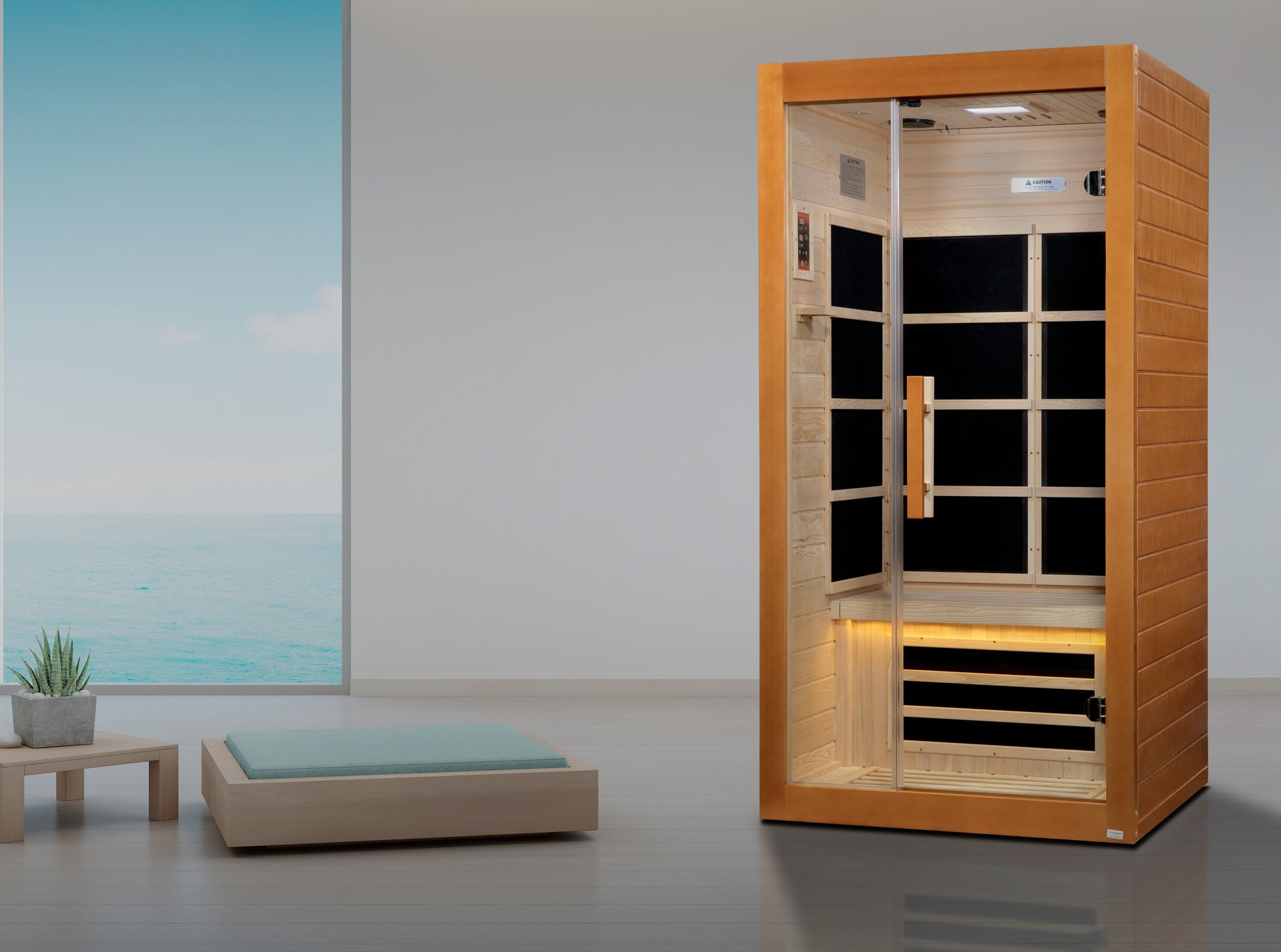 DYN-6108-01 Paris 1-2 Person Ultra Low EMF Far Infrared Sauna