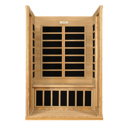 Dynamic "Versailles" 2 Person Ultra Low EMF Far IR Sauna (DYN-6202-03 Elite)