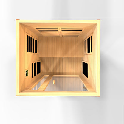 Dynamic "Cordoba" 2 Person Ultra Low EMF FAR IR Sauna (DYN-6203-01 Elite)