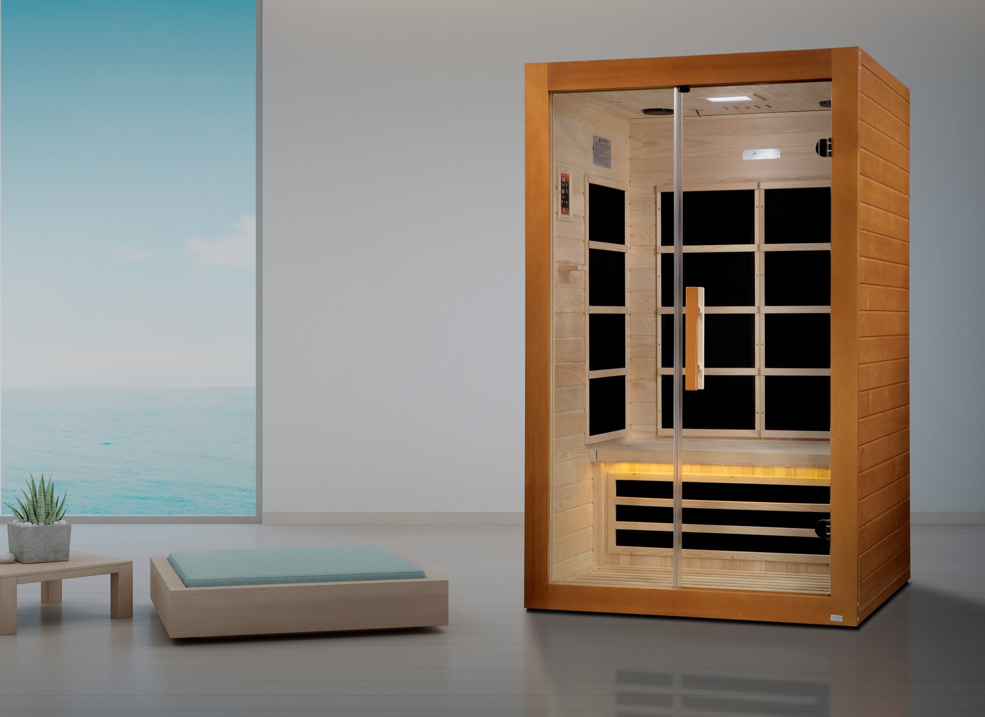 DYN-6208-01 Toulouse 2 Person Ultra Low EMF Far Infrared Sauna