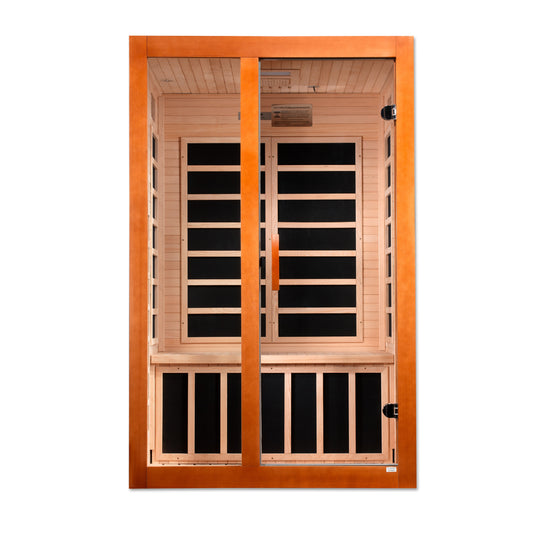 Dynamic "Santiago" 2 Person Ultra Low EMF FAR IR Sauna (DYN-6209-02 Elite)