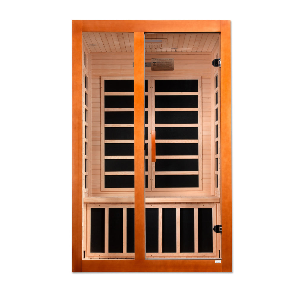 
            
                Load image into Gallery viewer, ***New 2023 Model*** Santiago 2 Person Ultra Low EMF FAR Infrared Sauna
            
        