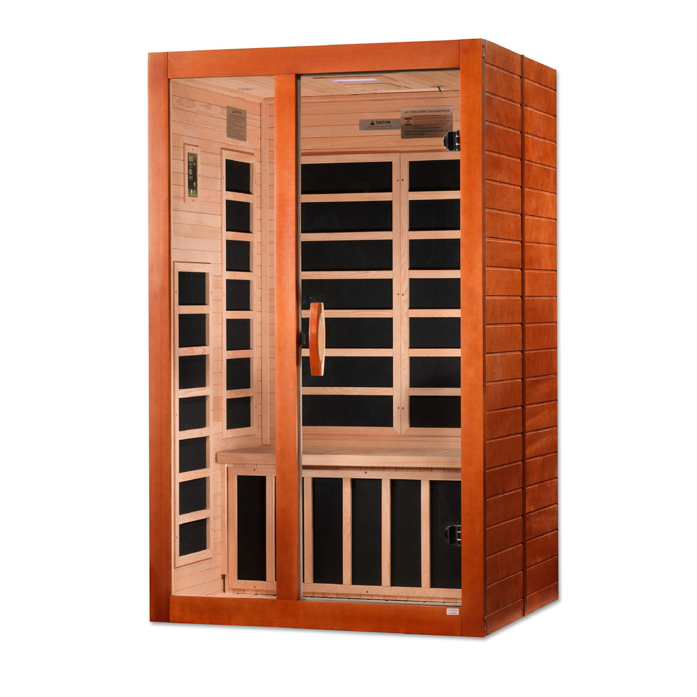 
            
                Load image into Gallery viewer, ***New 2023 Model*** Santiago 2 Person Ultra Low EMF FAR Infrared Sauna
            
        