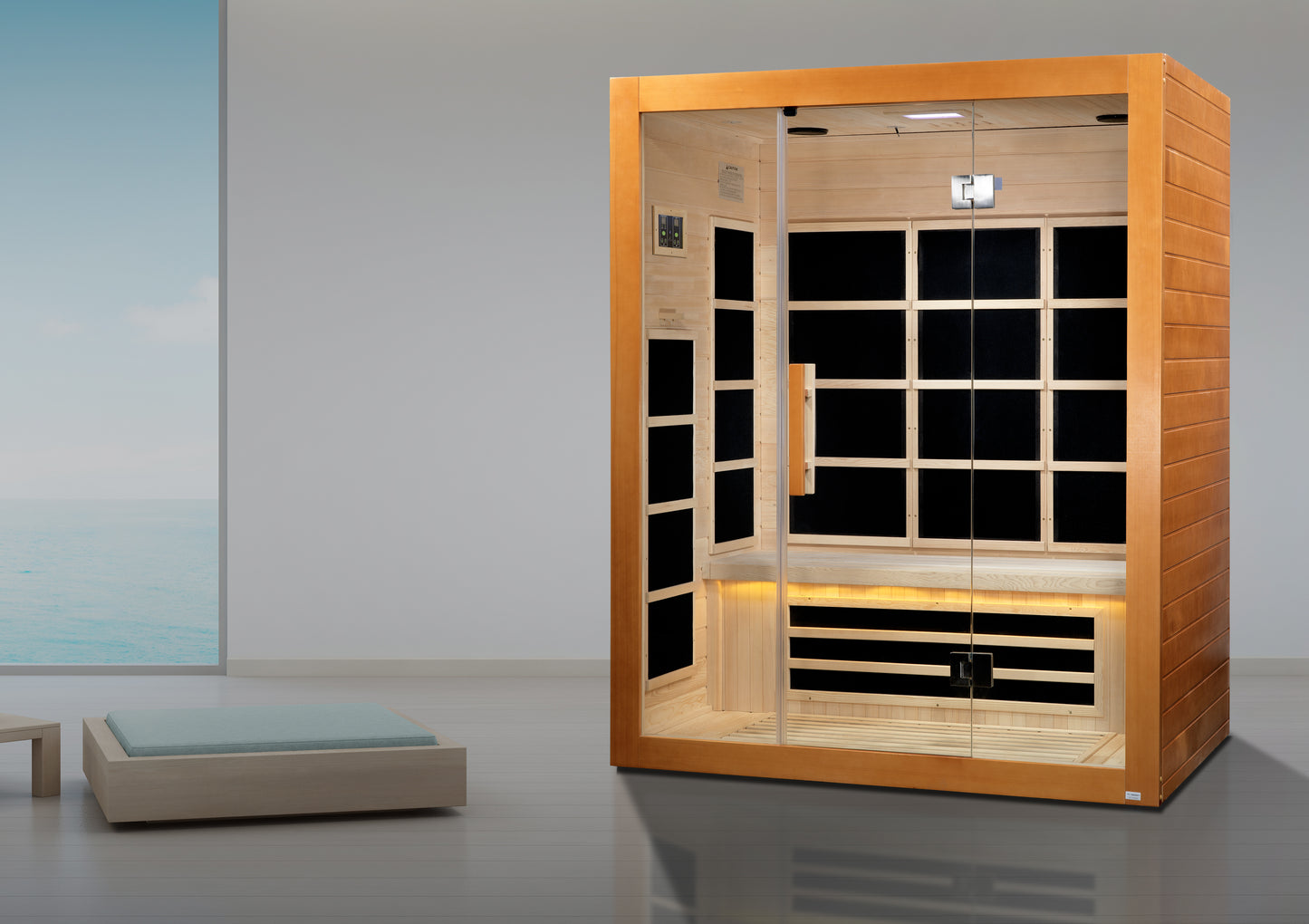 ***Retired in 2022*** Dynamic "Marseille" 3 Person Ultra Low EMF FAR IR Sauna (DYN-6308-01)