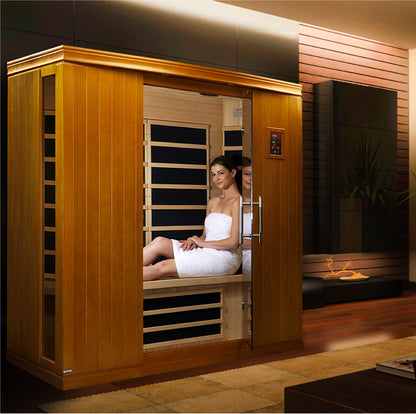 ***Retired in 2020***  Dynamic "Madrid II" 3 Person Low EMF Far IR Sauna (DYN-6310-02)