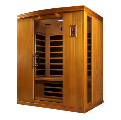***Retired in 2020***  Dynamic "Madrid II" 3 Person Low EMF Far IR Sauna (DYN-6310-02)