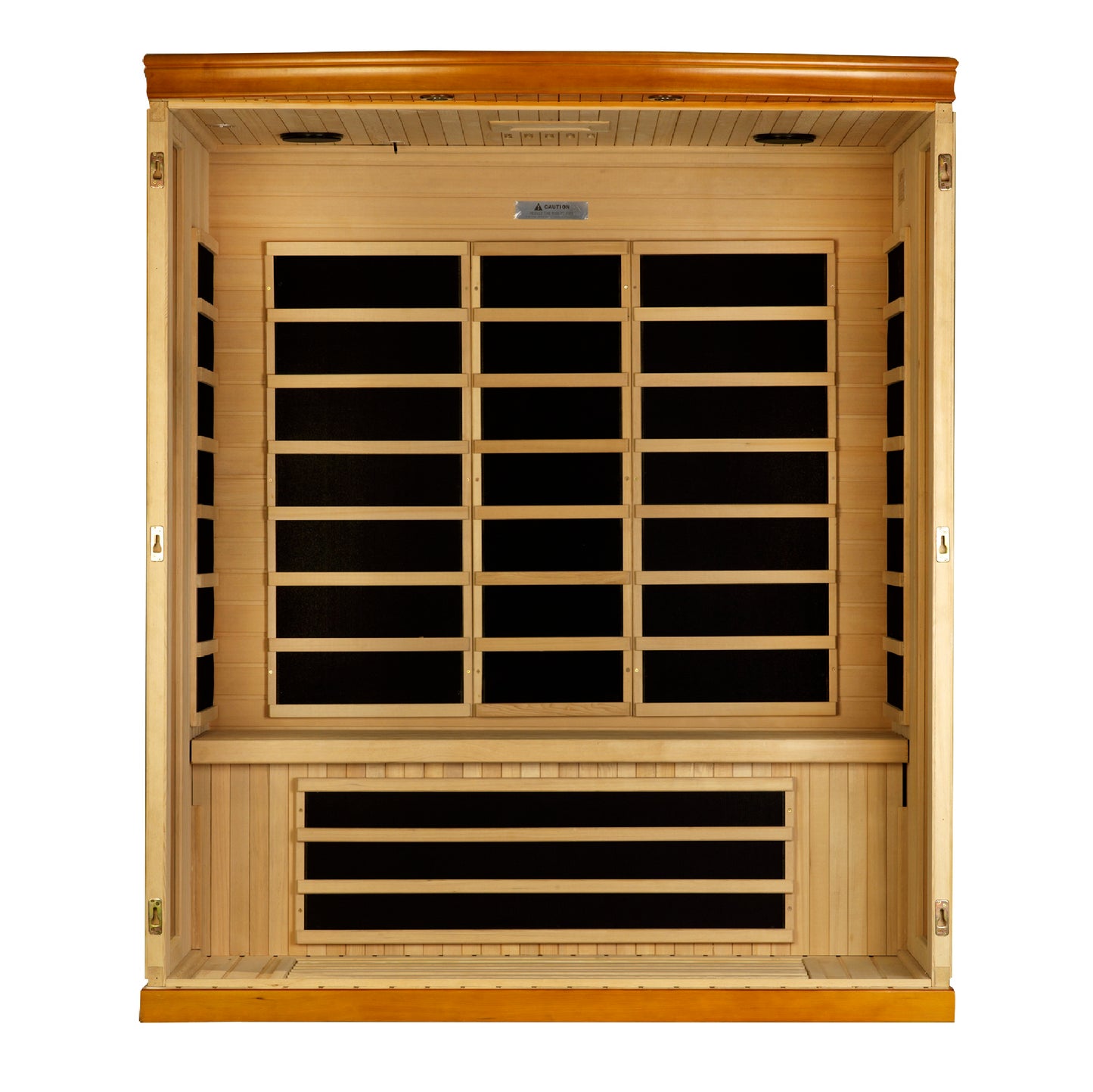 ***Retired in 2020***  Dynamic "Madrid II" 3 Person Low EMF Far IR Sauna (DYN-6310-02)